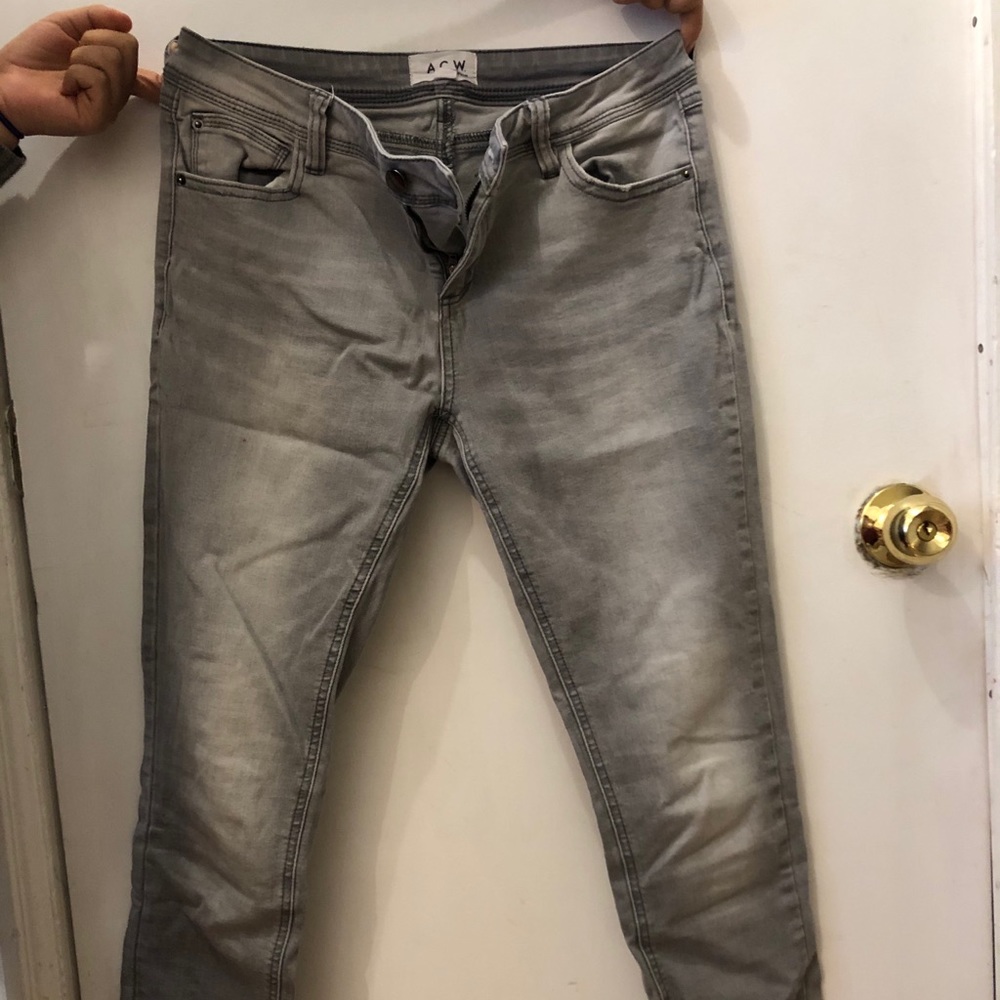 Grey jeans